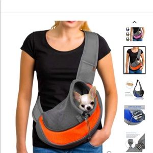 Dog sling carrier